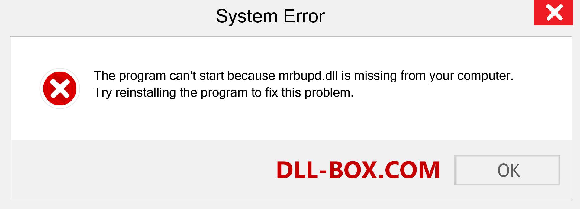  mrbupd.dll file is missing?. Download for Windows 7, 8, 10 - Fix  mrbupd dll Missing Error on Windows, photos, images